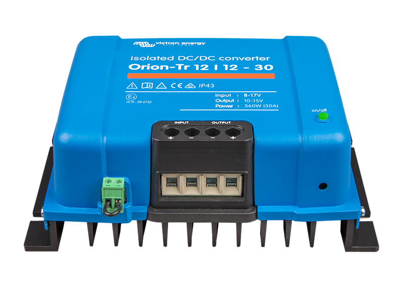Victron Energy Orion-Tr DC-DC Converter 12/24V 5A 120W Isolated - Voltage Converter For Dual Battery Systems