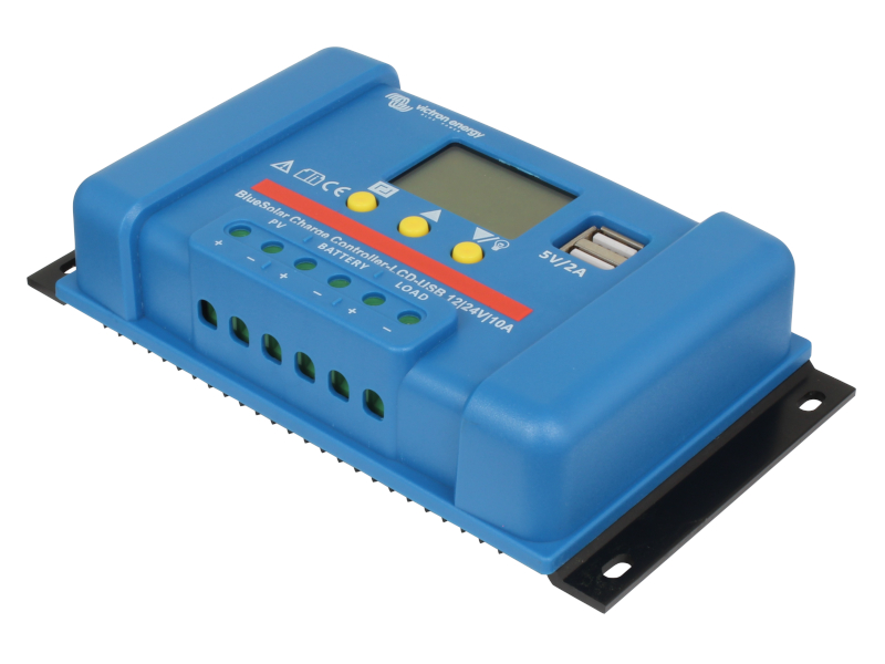 Victron Blue Solar 10A Charge Controller (LCD-USB) | 12 Volt Planet