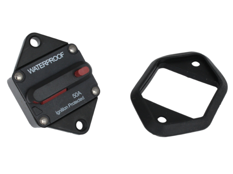 Waterproof Panel Mount Circuit Breakers IP67 | 12 Volt Planet