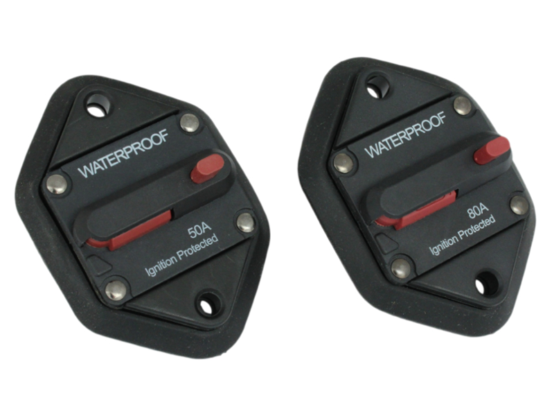 Waterproof Panel Mount Circuit Breakers IP67 12 Volt