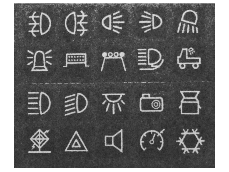 Auto Sticker Set For Waterproof Rocker Switches 12 Volt