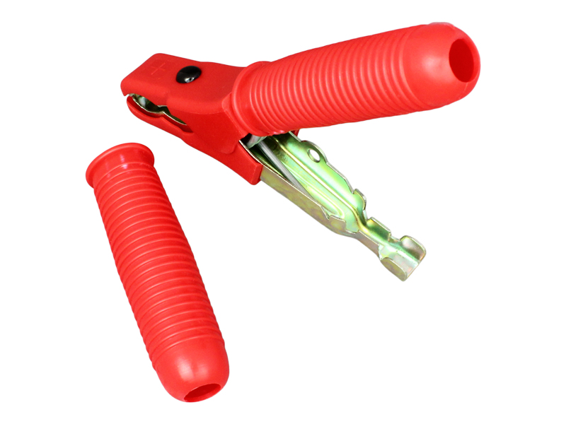 Fully Insulated Battery/Crocodile Clip - 80A Red | 12 Volt Planet