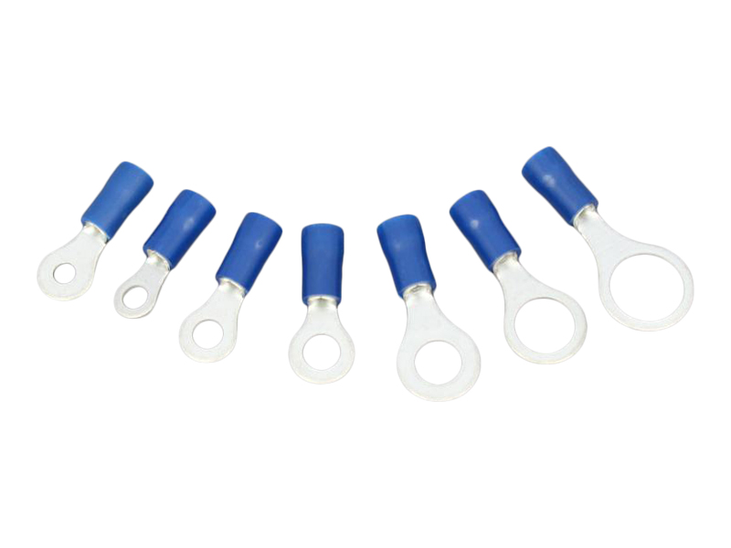 Blue PreInsulated Ring Crimp Terminals 12 Volt