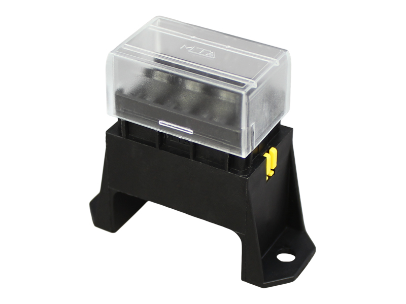 Standard Blade Fuse Box (Underside Terminals) 4Way 12 Volt