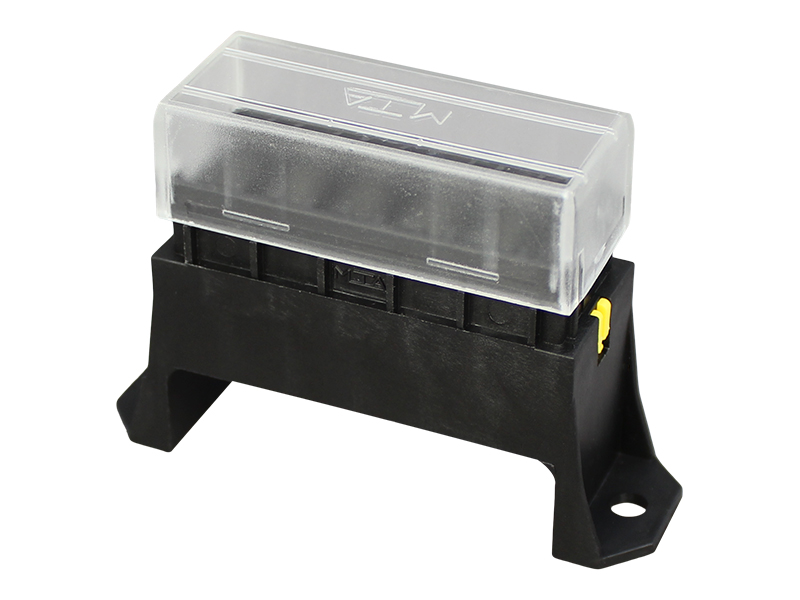 Standard Blade Fuse Box (Underside Terminals) 6Way 12 Volt