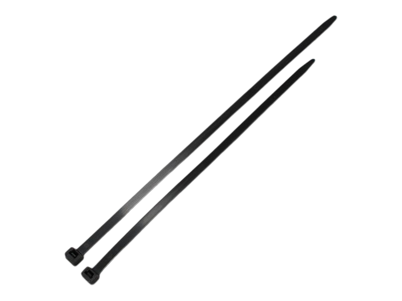 Standard Black Nylon Cable Ties 7.8mm Wide 12 Volt