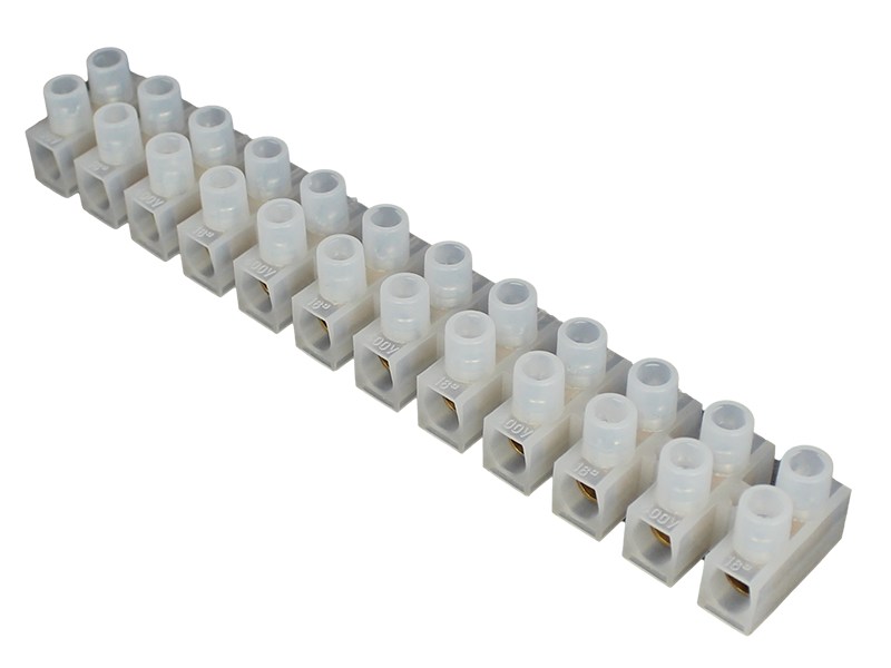 Terminal Block, 30A 12 Way, Max 10.0mm² Cable