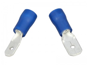Male Blade Terminals - 1.5 - 2.5mm² Cable (Blue)