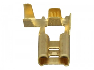 12–10 GA. Flaggen-Terminals Crimpstecker – 50 Stück, Nicht Isoliert, 90° Winkel, Für Kabelverbindungen