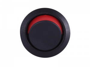 12V ON/OFF Round Rocker Switch With Red Indicator | 12 Volt Planet