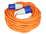 240V Mains Hook-Up Extension Lead With Plug & Socket - 25 metres