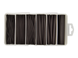 87 Piece Black Adhesive Lined Heatshrink Kit