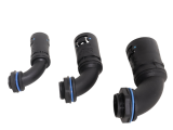 Harnessflex Fast-Fit Type C90 Elbow Waterproof Bulkhead Conduit Fitting