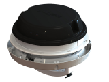 Maxxair Maxxfan Dome PLUS Roof/Wall Fan With LED Lighting - Black