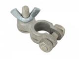 Negative Battery Terminal Clamp  - M8 Stud & Wing Nut