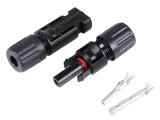 Pair of Male/Female MC4-Compatible Solar Connectors (Open Locking Tabs)