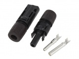 Pair of Male/Female MC4-Compatible Solar Connectors (Enclosed Locking Tabs)