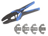 Ratchet Crimping Tool & Quick Change Die Set Bundle