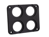 Ripca 4 Hole Square Panel For Meters & Power Sockets