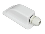 Waterproof Single Cable Entry Gland For 3-7mm Diameter Cable (White)