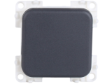 CBE Single Momentary Flat Switch - Grey