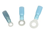 Heat Shrink Ring Terminals - 1.5 - 2.5mm Cable (Blue)