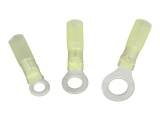 Heat Shrink Ring Terminals - 3.0 - 6.0mm Cable (Yellow)