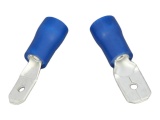 Male Blade Terminals - 1.5 - 2.5mm² Cable (Blue)