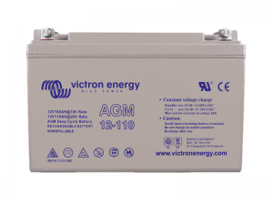 Victron AGM Deep Cycle Battery - 12V / 110Ah (M8 female terminals)