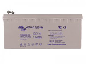 Victron AGM Deep Cycle Battery - 12V / 220Ah (bolt-through terminals)